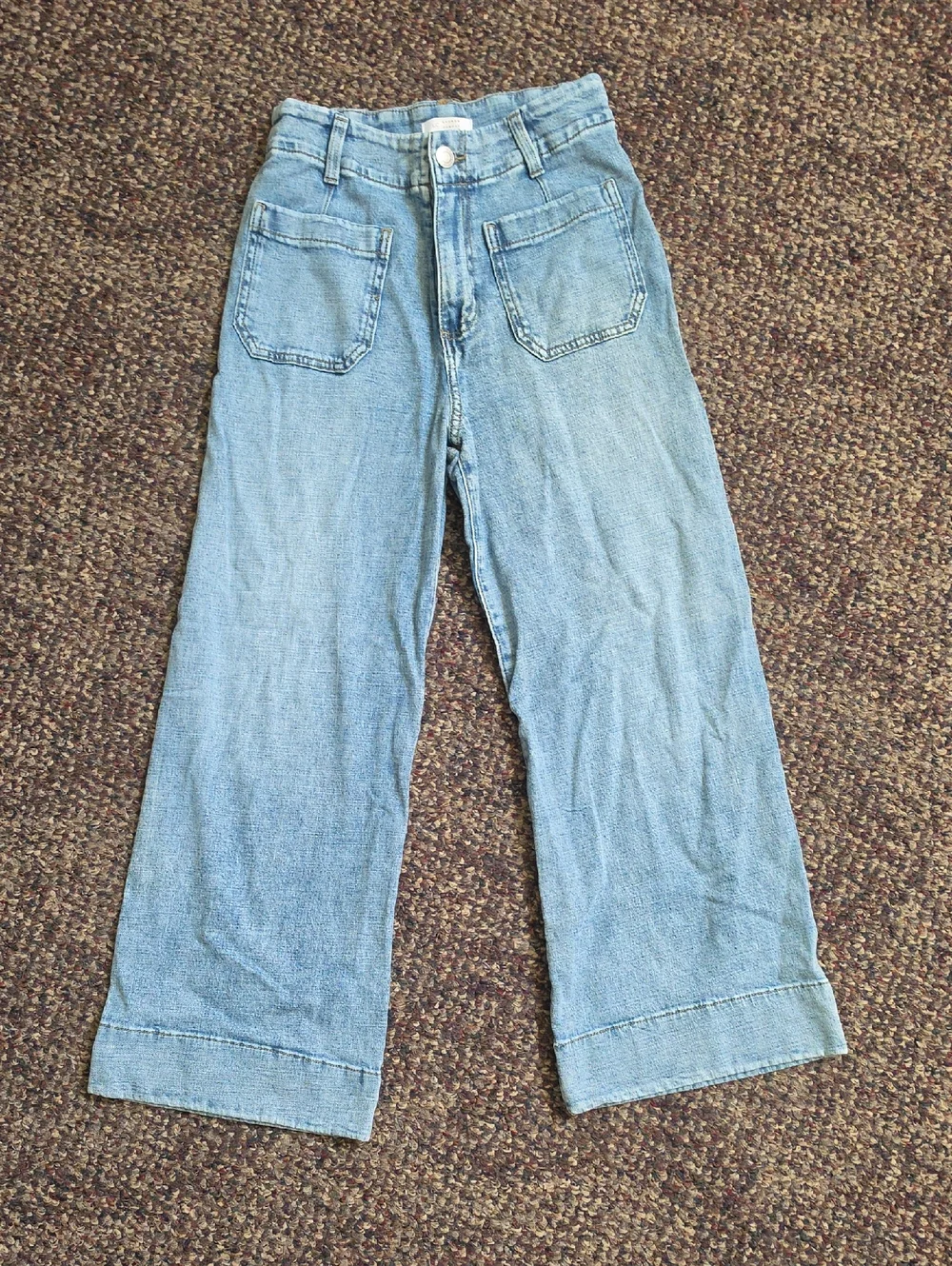 Light Blue Women’s Wide Leg Jeans - Picture 1 of 3